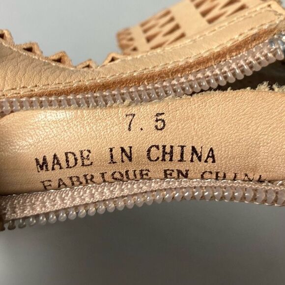 Jeffery Campbell Besante Strappy Wedges Size 7.5 - Picture 3 of 8